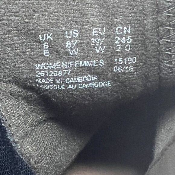 Clarks Womens Brown Leather Almond Toe Slip On Ankle Chelsea Boots Size 8.5 - Picture 8 of 8